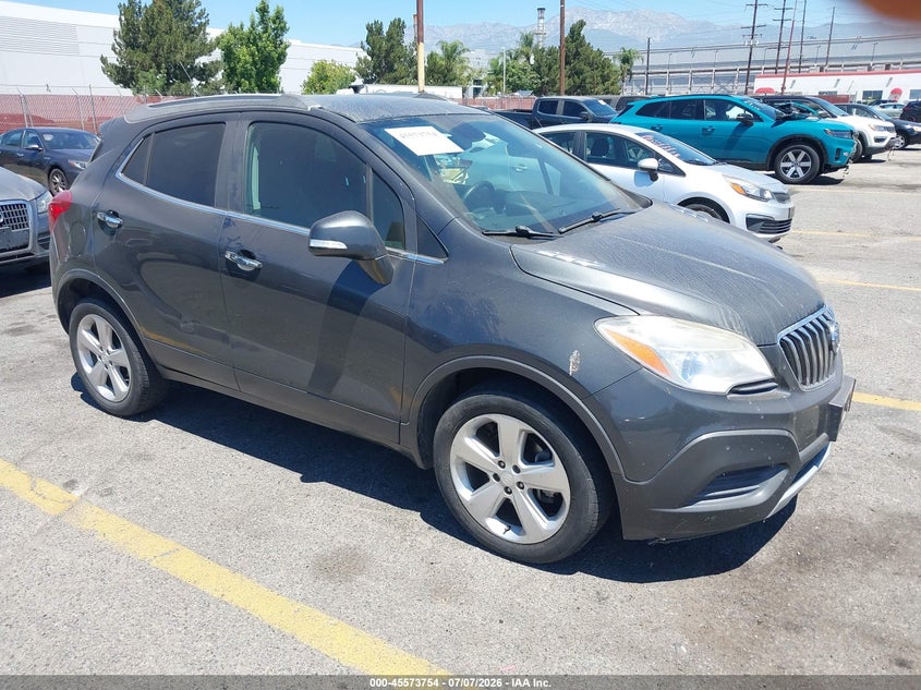 2016 Buick Encore VIN KL4CJASB7GB590639 IAAI salvage auction — NORMAL WEAR, Salvage Title - Dealer (California), sold $825 on 2026-07-28 (photo 1)