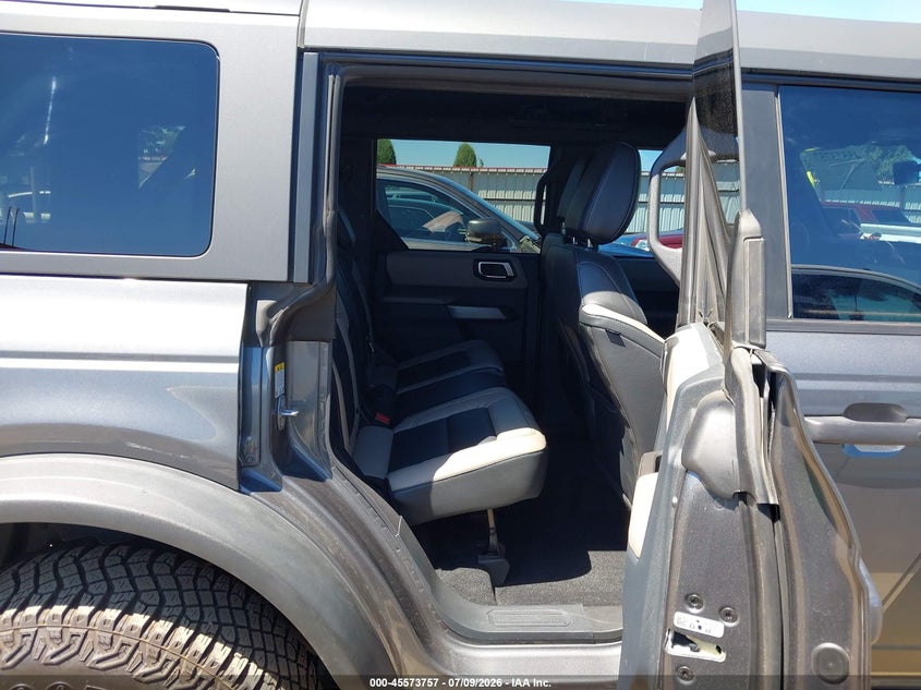2023 Ford Bronco VIN 1FMEE5DP1PLB47072 IAAI salvage auction — REAR END, Bill Of Sale (Washington), sold $20,200 on 2026-07-21 (photo 8)