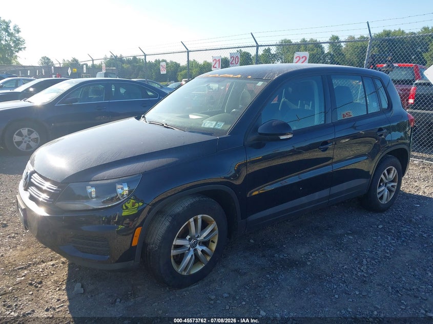 2014 Volkswagen Tiguan VIN WVGBV3AX3EW506218 IAAI salvage auction — NORMAL WEAR, Clear (New York), sold $400 on 2026-07-30 (photo 2)