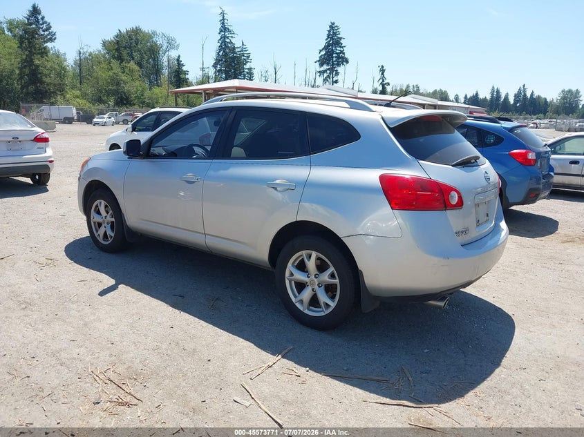 2008 Nissan Rogue VIN JN8AS58V78W114666 IAAI salvage auction — NORMAL WEAR, Clear (Washington), sold $325 on 2026-07-29 (photo 3)