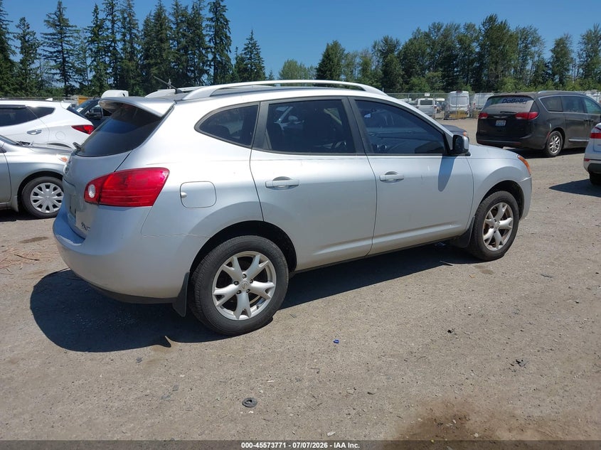 2008 Nissan Rogue VIN JN8AS58V78W114666 IAAI salvage auction — NORMAL WEAR, Clear (Washington), sold $325 on 2026-07-29 (photo 4)