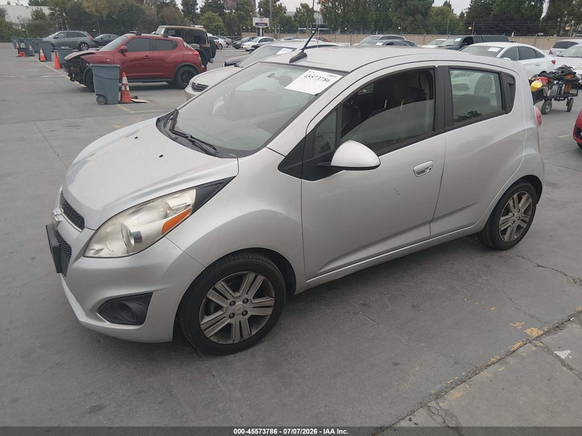 2014 Chevrolet Spark VIN KL8CD6S90EC553097 IAAI salvage auction — NORMAL WEAR, Clear - Dealer Only (California), sold $300 on 2026-08-01 (photo 2)