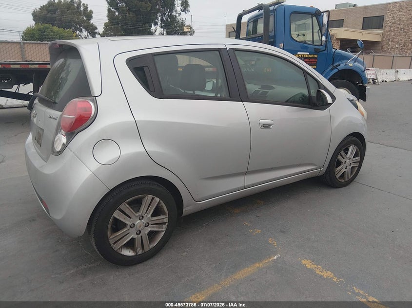 2014 Chevrolet Spark VIN KL8CD6S90EC553097 IAAI salvage auction — NORMAL WEAR, Clear - Dealer Only (California), sold $300 on 2026-08-01 (photo 4)