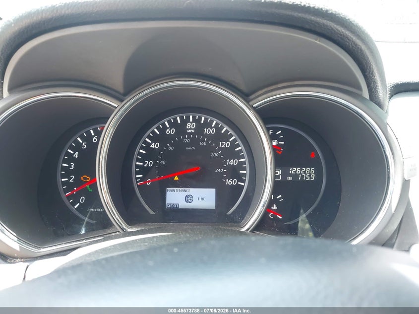 2014 Nissan Murano VIN JN8AZ1MW4EW516658 IAAI salvage auction — NORMAL WEAR, Clear (New Jersey), sold $700 on 2026-07-20 (photo 7)