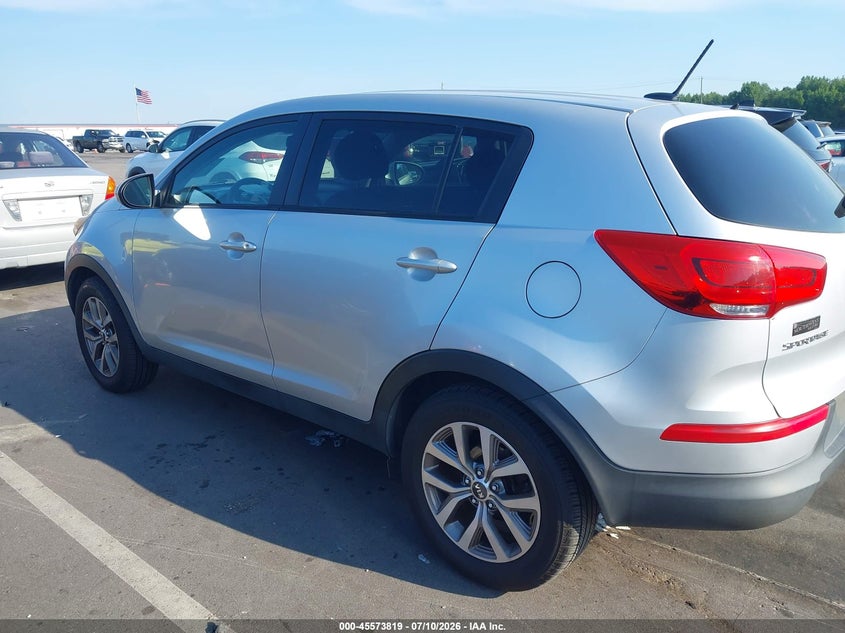 2015 Kia Sportage VIN KNDPB3AC5F7720364 IAAI salvage auction — NORMAL WEAR, Clear (North Carolina), sold $25 on 2026-07-20 (photo 3)
