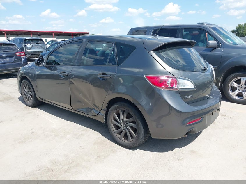 2012 Mazda 3 VIN JM1BL1L86C1657682 IAAI salvage auction — SIDE, Original (Texas), sold $1,450 on 2026-08-27 (photo 3)
