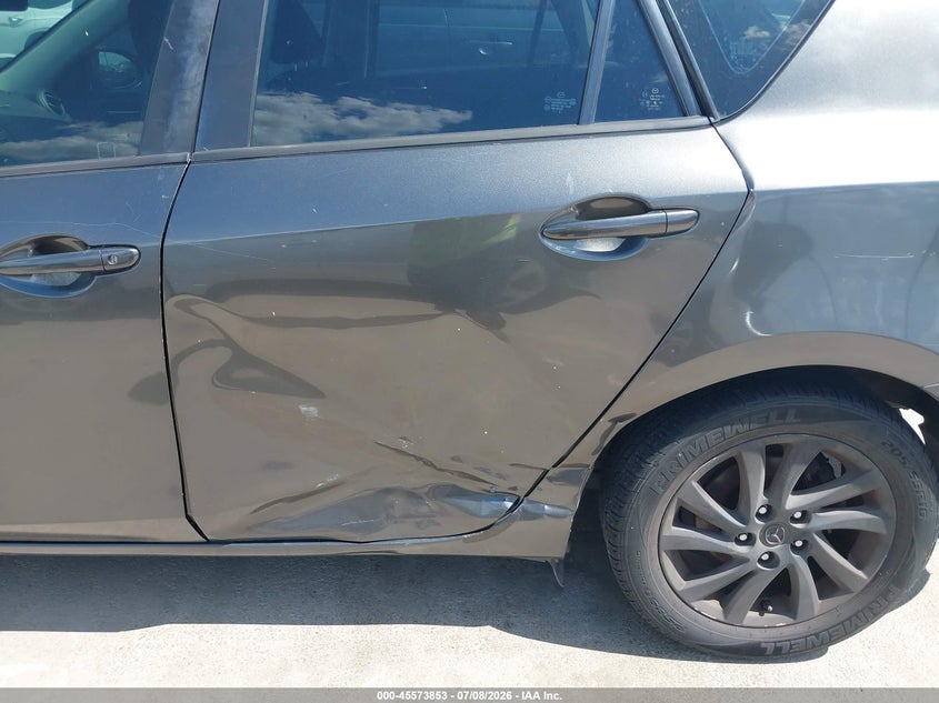 2012 Mazda 3 VIN JM1BL1L86C1657682 IAAI salvage auction — SIDE, Original (Texas), sold $1,450 on 2026-08-27 (photo 6)