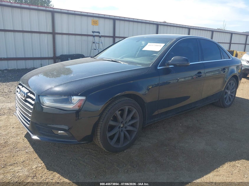 2013 Audi A4 VIN WAUFFAFL8DN050098 IAAI salvage auction — UNKNOWN, Clear (Washington), sold $1,650 on 2026-08-01 (photo 2)