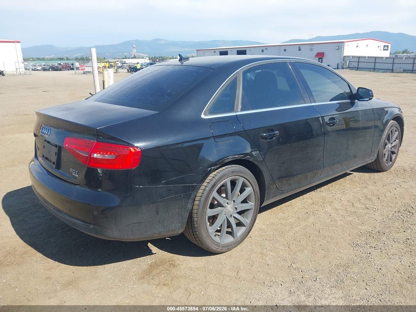 2013 Audi A4 VIN WAUFFAFL8DN050098 IAAI salvage auction — UNKNOWN, Clear (Washington), sold $1,650 on 2026-08-01 (photo 4)