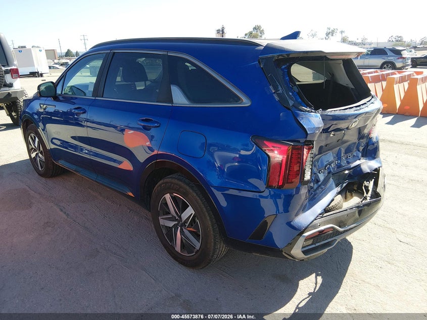 2021 Kia Sorento VIN 5XYRL4LC8MG050236 IAAI salvage auction — REAR END, Salvage Title, sold $6,200 on 2026-07-20 (photo 3)