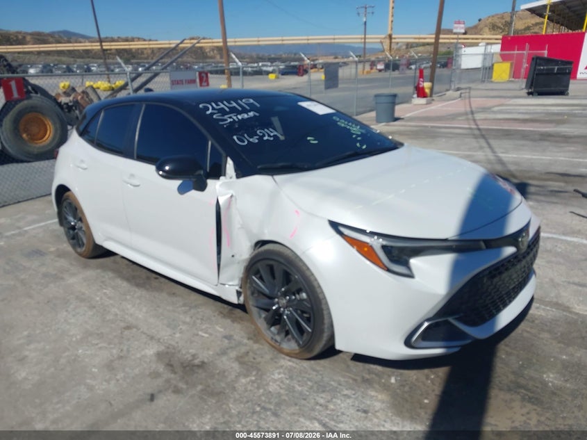 2025 Toyota Corolla VIN JTNC4MBE7S3249734 IAAI salvage auction — LEFT SIDE, Salvage Title, sold $5,700 on 2026-07-29 (photo 1)