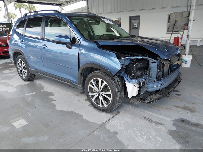 2019 Subaru Forester VIN JF2SKASC3KH511563 IAAI salvage auction — FRONT END, Wait Title, sold $3,450 on 2026-08-02 (photo 1)
