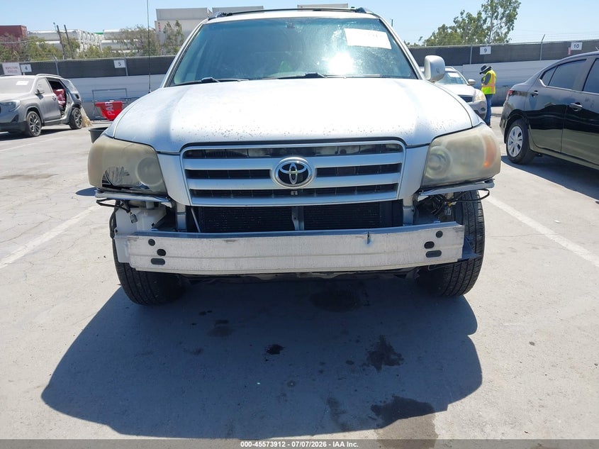 2005 Toyota Highlander VIN JTEGP21A550066320 IAAI salvage auction — NORMAL WEAR, Clear - Dealer Only (California), sold $875 on 2026-07-15 (photo 6)