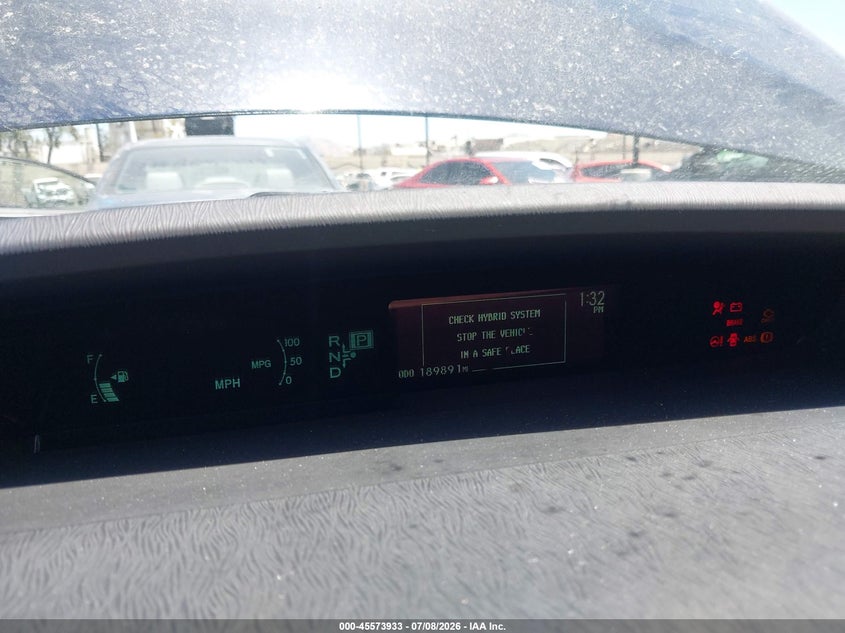 2012 Toyota Prius VIN JTDKN3DUXC1538759 IAAI salvage auction — FRONT END, Salvage Certificate (California), sold $875 on 2026-07-17 (photo 7)