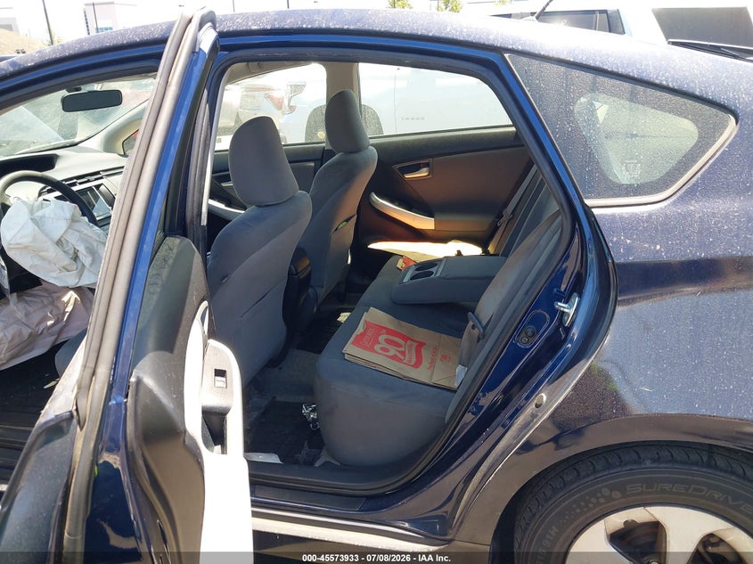 2012 Toyota Prius VIN JTDKN3DUXC1538759 IAAI salvage auction — FRONT END, Salvage Certificate (California), sold $875 on 2026-07-17 (photo 8)