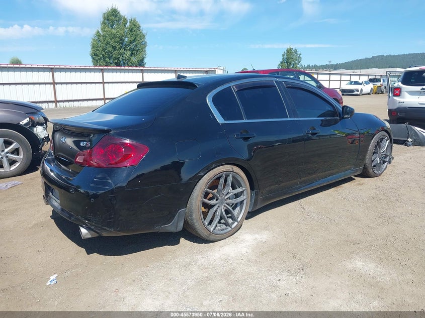 2012 Infiniti G VIN JN1CV6AP1CM620661 IAAI salvage auction — LEFT SIDE, Salvage Title, sold $1,350 on 2026-07-28 (photo 4)