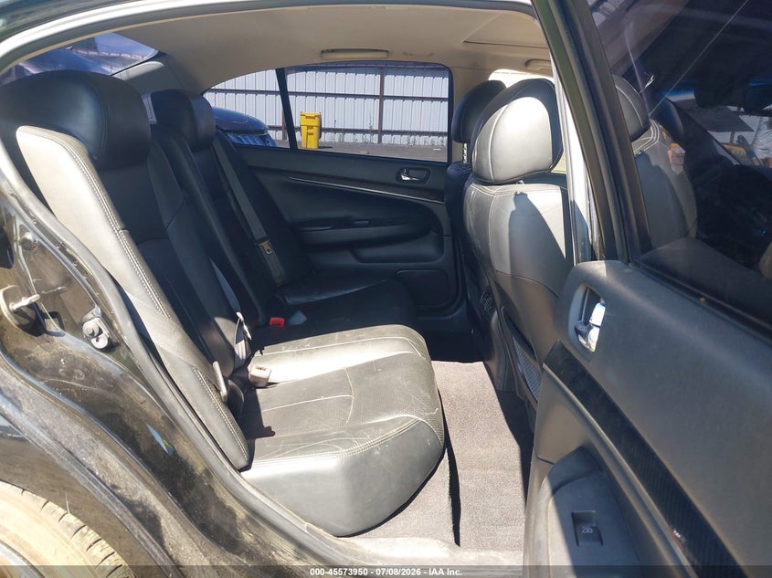 2012 Infiniti G VIN JN1CV6AP1CM620661 IAAI salvage auction — LEFT SIDE, Salvage Title, sold $1,350 on 2026-07-28 (photo 8)
