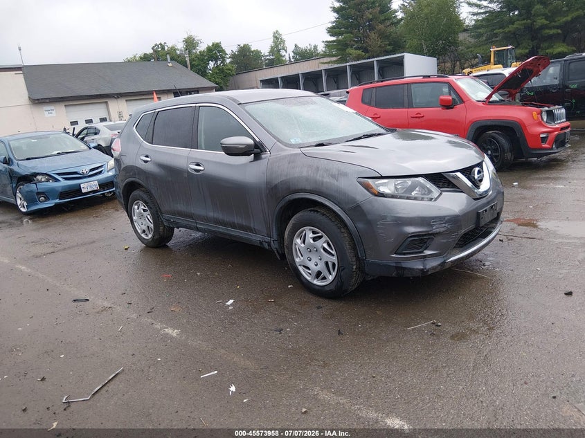 2015 Nissan Rogue VIN KNMAT2MV8FP572284 IAAI salvage auction — NORMAL WEAR, Clear (Massachusetts), sold $1,000 on 2026-07-22 (photo 1)