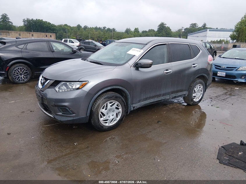 2015 Nissan Rogue VIN KNMAT2MV8FP572284 IAAI salvage auction — NORMAL WEAR, Clear (Massachusetts), sold $1,000 on 2026-07-22 (photo 2)