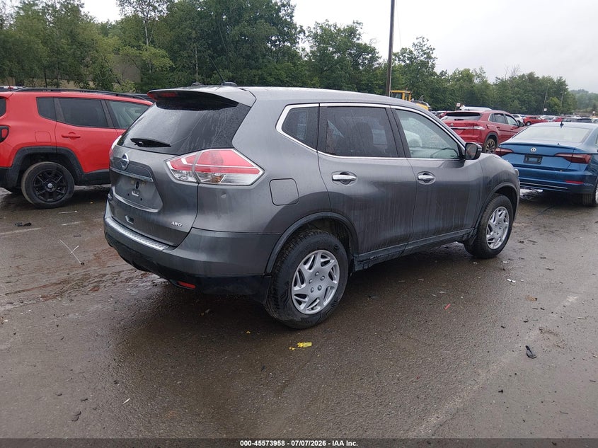 2015 Nissan Rogue VIN KNMAT2MV8FP572284 IAAI salvage auction — NORMAL WEAR, Clear (Massachusetts), sold $1,000 on 2026-07-22 (photo 4)