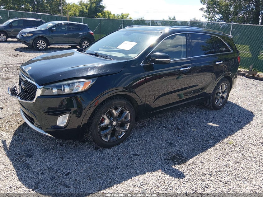 2016 Kia Sorento VIN 5XYPK4A58GG078072 IAAI salvage auction — FRONT & REAR, Salvage Title, sold $1,150 on 2026-07-29 (photo 2)