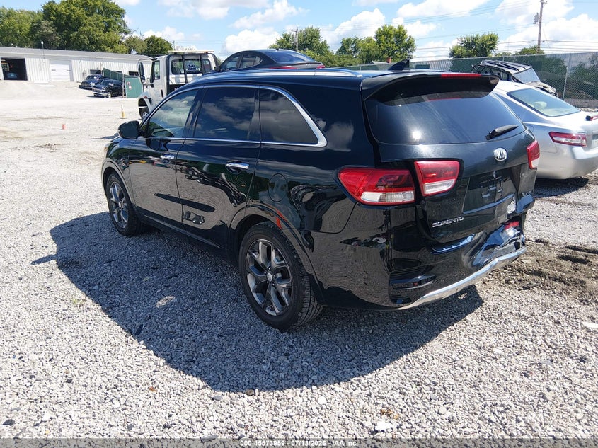 2016 Kia Sorento VIN 5XYPK4A58GG078072 IAAI salvage auction — FRONT & REAR, Salvage Title, sold $1,150 on 2026-07-29 (photo 3)