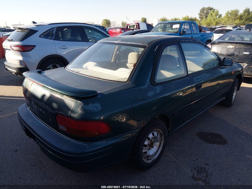 1995 Subaru Impreza VIN JF1GM2350SG403692 IAAI salvage auction — REAR END, Clear (Colorado), sold $300 on 2026-07-21 (photo 4)