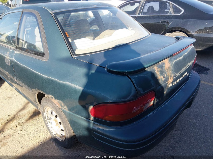 1995 Subaru Impreza VIN JF1GM2350SG403692 IAAI salvage auction — REAR END, Clear (Colorado), sold $300 on 2026-07-21 (photo 6)