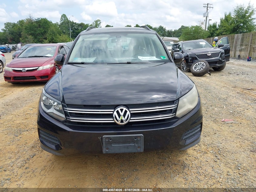 2017 Volkswagen Tiguan VIN WVGBV7AX5HK021081 IAAI salvage auction — NORMAL WEAR, Salvage Title, sold $1,600 on 2026-07-27 (photo 6)