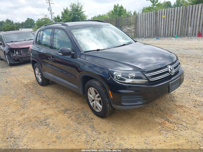 2017 Volkswagen Tiguan VIN WVGBV7AX5HK021081 IAAI salvage auction — NORMAL WEAR, Salvage Title, sold $1,600 on 2026-07-27 (photo 1)