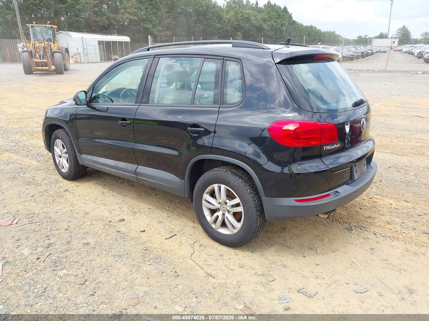 2017 Volkswagen Tiguan VIN WVGBV7AX5HK021081 IAAI salvage auction — NORMAL WEAR, Salvage Title, sold $1,600 on 2026-07-27 (photo 3)