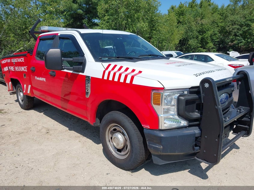 2021 Ford F250 VIN 1FT7W2A60MED50118 IAAI salvage auction — RIGHT REAR, Salvage (Massachusetts), sold $7,500 on 2026-08-27 (photo 1)