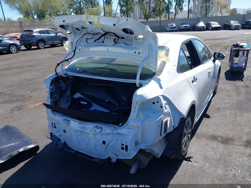 2020 Toyota Corolla VIN JTDEBRBE2LJ005986 IAAI salvage auction — REAR END, Wait Title, sold $6,950 on 2026-07-31 (photo 6)