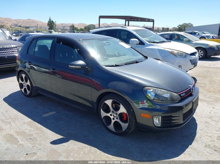 2011 Volkswagen Gti VIN WVWHD7AJ0BW285466 IAAI salvage auction — NORMAL WEAR, Clear - Dealer Only (California), sold $1,400 on 2026-07-19 (photo 1)