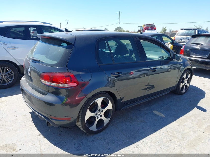 2011 Volkswagen Gti VIN WVWHD7AJ0BW285466 IAAI salvage auction — NORMAL WEAR, Clear - Dealer Only (California), sold $1,400 on 2026-07-19 (photo 4)