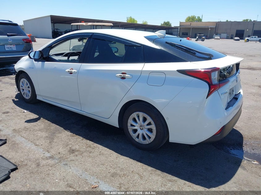 2020 Toyota Prius VIN JTDKARFU0L3116242 IAAI salvage auction — FRONT END, Salvage Title, sold $3,750 on 2026-07-22 (photo 3)