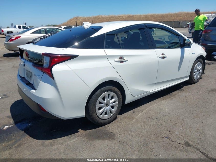 2020 Toyota Prius VIN JTDKARFU0L3116242 IAAI salvage auction — FRONT END, Salvage Title, sold $3,750 on 2026-07-22 (photo 4)