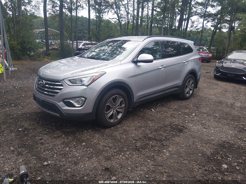 2016 Hyundai Santa fe VIN KM8SM4HF6GU153803 IAAI salvage auction — NORMAL WEAR, Clear (Virginia), sold $1,300 on 2026-07-14 (photo 2)