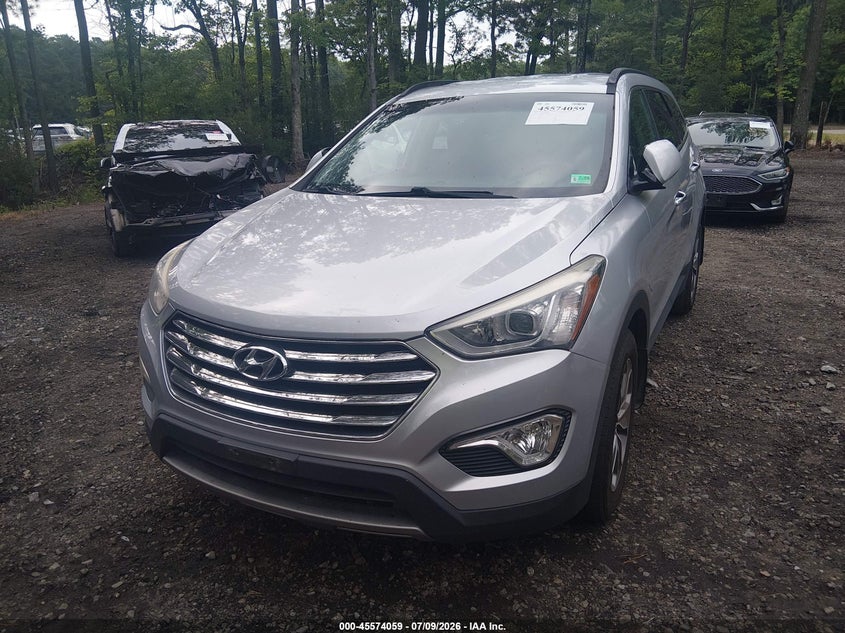 2016 Hyundai Santa fe VIN KM8SM4HF6GU153803 IAAI salvage auction — NORMAL WEAR, Clear (Virginia), sold $1,300 on 2026-07-14 (photo 6)