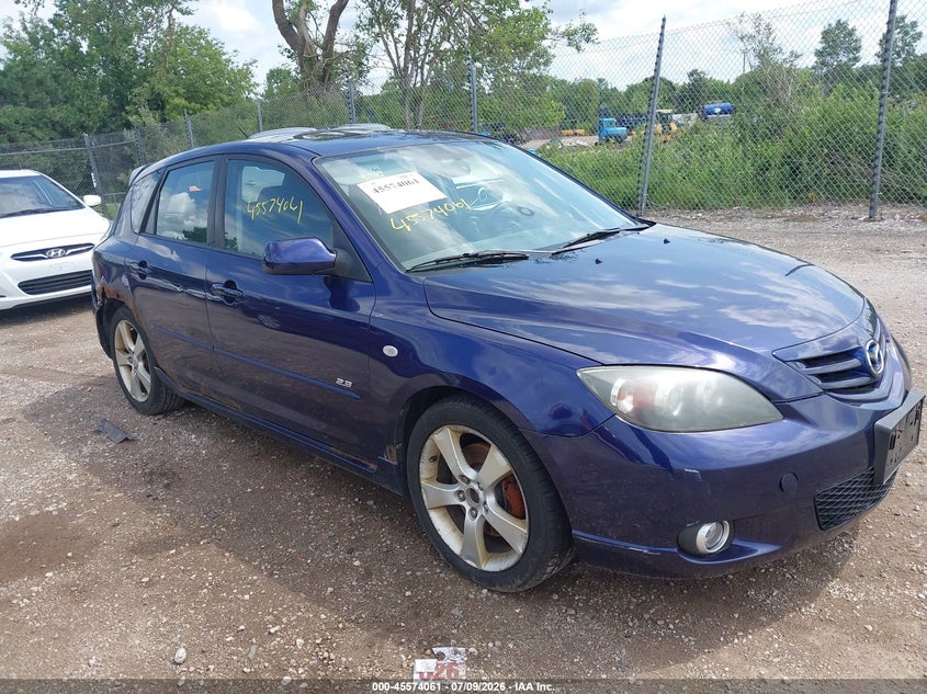 2006 Mazda 3 VIN JM1BK343361477985 IAAI salvage auction — NORMAL WEAR, Clear (Wisconsin), sold $275 on 2026-07-14 (photo 1)