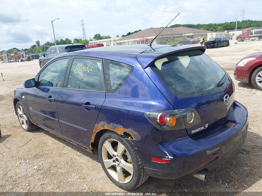 2006 Mazda 3 VIN JM1BK343361477985 IAAI salvage auction — NORMAL WEAR, Clear (Wisconsin), sold $275 on 2026-07-14 (photo 3)