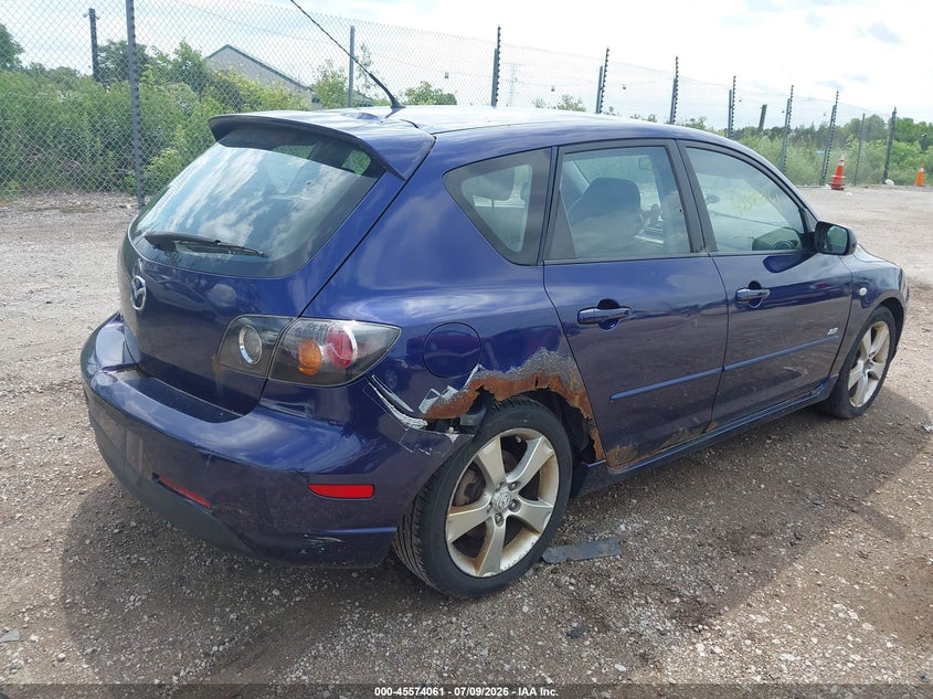 2006 Mazda 3 VIN JM1BK343361477985 IAAI salvage auction — NORMAL WEAR, Clear (Wisconsin), sold $275 on 2026-07-14 (photo 4)