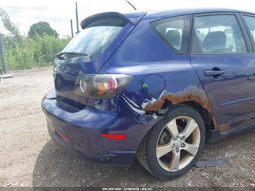 2006 Mazda 3 VIN JM1BK343361477985 IAAI salvage auction — NORMAL WEAR, Clear (Wisconsin), sold $275 on 2026-07-14 (photo 6)