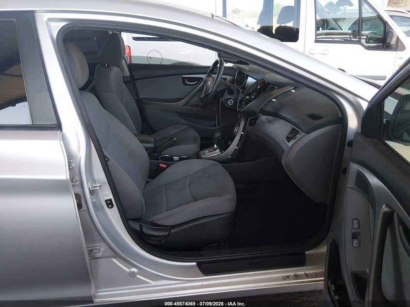 2012 Hyundai Elantra VIN KMHDH4AE0CU410236 IAAI salvage auction — FRONT & REAR, Salvage (Arizona), sold $875 on 2026-07-28 (photo 5)