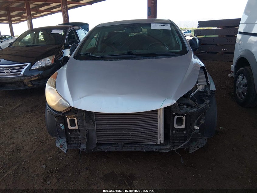 2012 Hyundai Elantra VIN KMHDH4AE0CU410236 IAAI salvage auction — FRONT & REAR, Salvage (Arizona), sold $875 on 2026-07-28 (photo 6)