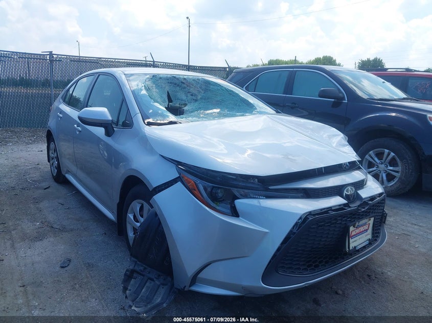 2020 Toyota Corolla VIN JTDEPRAE4LJ060233 IAAI salvage auction — FRONT END, Salvage (Ohio), sold $3,850 on 2026-07-28 (photo 1)