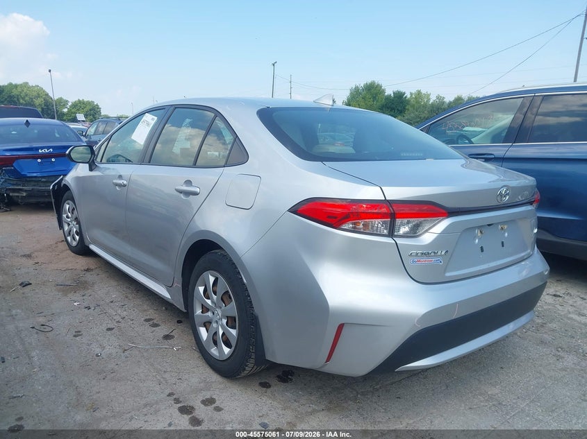 2020 Toyota Corolla VIN JTDEPRAE4LJ060233 IAAI salvage auction — FRONT END, Salvage (Ohio), sold $3,850 on 2026-07-28 (photo 3)