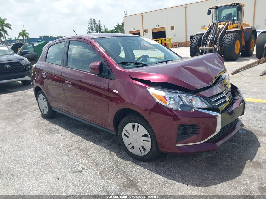 2024 Mitsubishi Mirage VIN ML32AUHJ0RH017957 IAAI salvage auction — FRONT END, Enterprise Vehicles Clear Only (South Carolina), sold $2,650 on 2026-07-16 (photo 1)