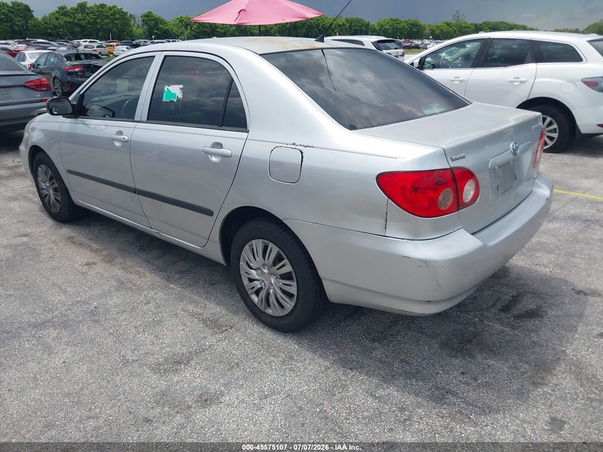 2005 Toyota Corolla VIN JTDBR32EX52059626 IAAI salvage auction — NORMAL WEAR, Clear (Florida), sold $1,000 on 2026-07-23 (photo 3)