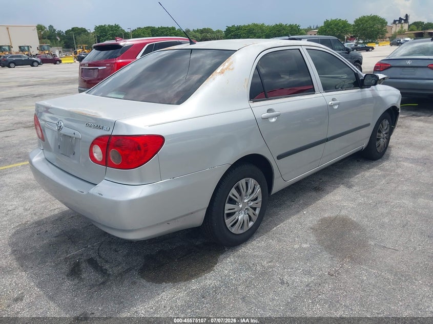 2005 Toyota Corolla VIN JTDBR32EX52059626 IAAI salvage auction — NORMAL WEAR, Clear (Florida), sold $1,000 on 2026-07-23 (photo 4)